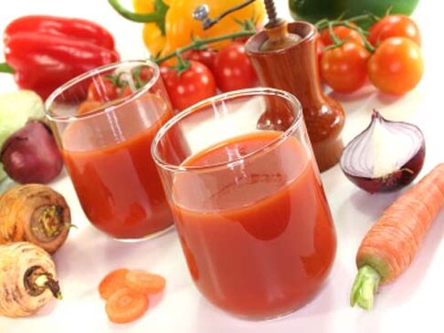 Jus de légumes